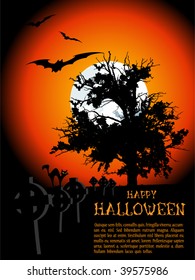 halloween background or invitation