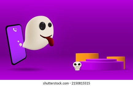 Halloween background For a party on Halloween night.Happy Halloween banner.