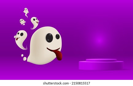 Halloween background For a party on Halloween night.Happy Halloween banner.