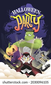 hallouroter Hintergrund, Halloween-Vektorgrafik