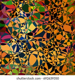 Halloween background pattern circle 2 design template illustration