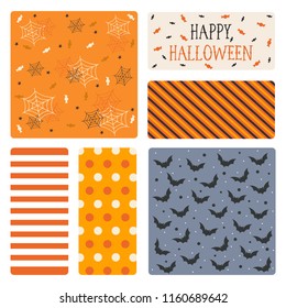 Halloween background pattern vector illustration