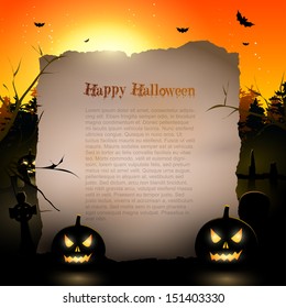 Halloween background with place for text 