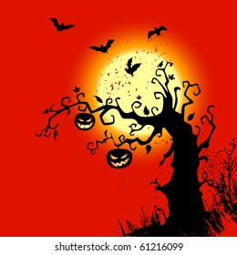 halloween background with place for text