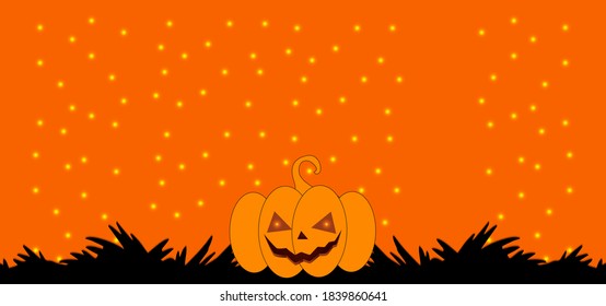 Halloween background with pumkin background , halloween background design