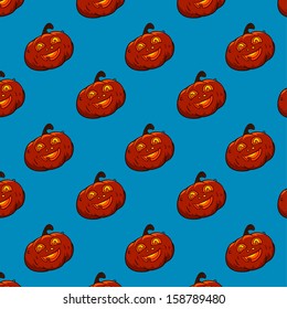 halloween background with pumpkin