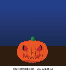 Halloween background, Halloween pumpkin on colored background