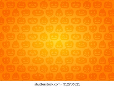 Halloween / Background of pumpkin / Orange gradation / The width.