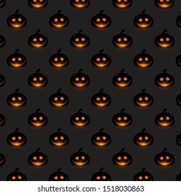 Halloween background with a pumpkin pattern design