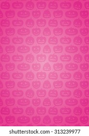 Halloween / Background of pumpkin / Pink gradation / The height.