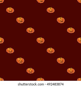 Halloween background with pumpkins