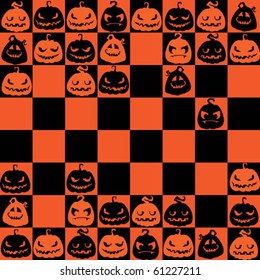 halloween background with pumpkins