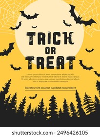 Halloween background with scary elements