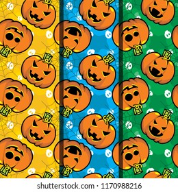 Halloween Background Seamless Pattern 