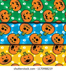 Halloween Background Seamless Pattern 