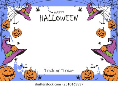 halloween background with space for text