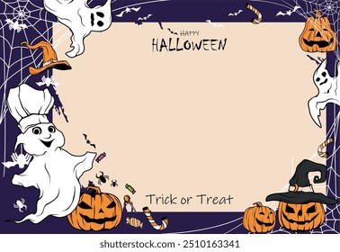 plano de fundo do halloween com espaço para texto