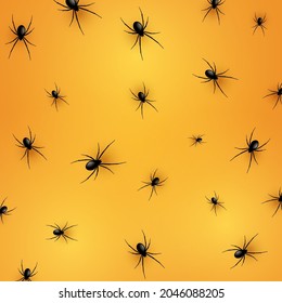 fondo de halloween con espeluznantes árboles de calabazas