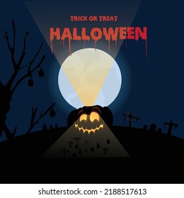 halloween background. suitable for greeting when celebrating Halloween events.