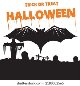 halloween background. suitable for greeting when celebrating Halloween events.