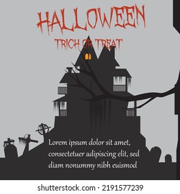 halloween background. suitable for greeting when celebrating Halloween events.