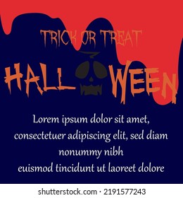 fondo de halloween. adecuado para saludar cuando se celebran eventos de Halloween.