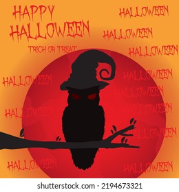 halloween background. suitable for greeting when celebrating Halloween events.	
