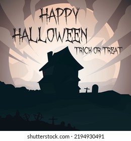 halloween background. suitable for greeting when celebrating Halloween events.	
