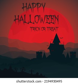halloween background. suitable for greeting when celebrating Halloween events.	
