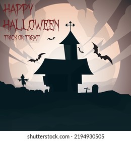 halloween background. suitable for greeting when celebrating Halloween events.	
