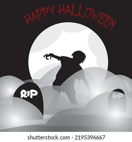 halloween background. suitable for greeting when celebrating Halloween events.	
