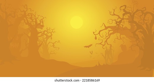 halloween background theme. happy halloween background vector illustration EPS10