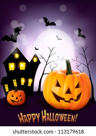 Halloween background  Vector