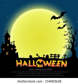 Halloween background vector
