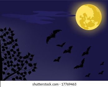 Halloween background. vector