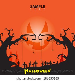 Halloween and background Vector