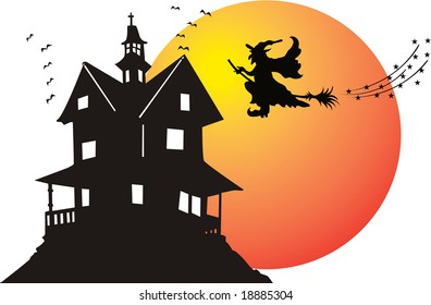 Halloween background vector