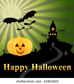 Halloween background (vector)