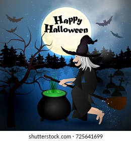 Halloween  Background. Vector
