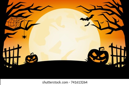 Halloween background vector