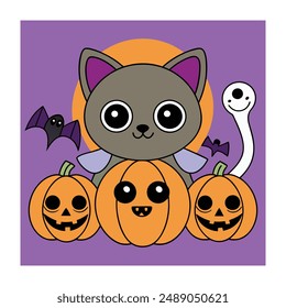 Halloween Background Vector Art Illustration