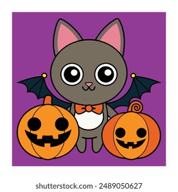 Halloween Background Vector Art Illustration