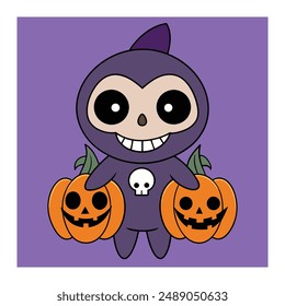 Halloween Background Vector Art Illustration