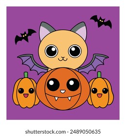 Halloween Background Vector Art Illustration