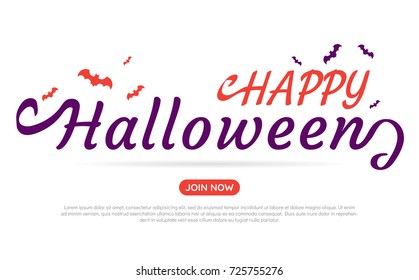 Halloween Background Vector background for banner, poster, flyer
