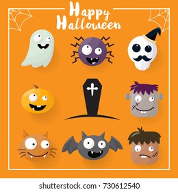 Halloween Background Vector background for banner, poster, flyer
