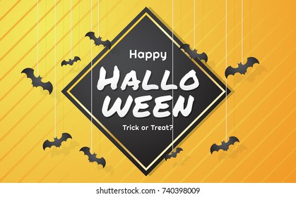 Halloween Background Vector background for banner, poster, flyer