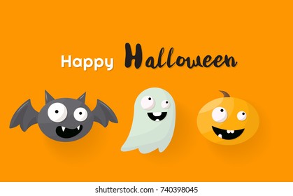 Halloween Background Vector background for banner, poster, flyer