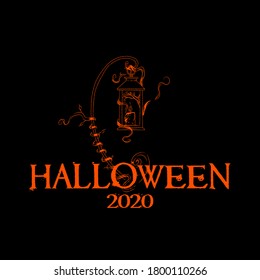 Halloween background vector for banners, posters and cards