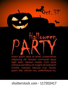 Halloween background vector design silhouette